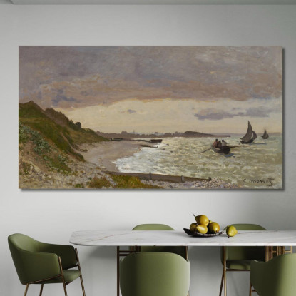 La Riva Del Mare A Sainte-Adresse Claude Monet mnt336 quadro stampato su tela