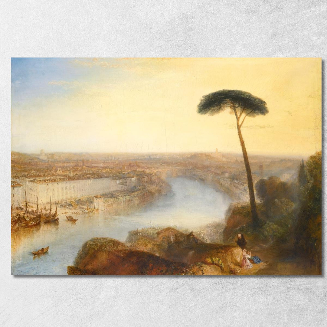 Roma Dal Monte Aventino Joseph Mallord William Turner jwt6 quadro stampato su tela