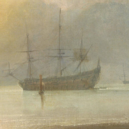 Il Sorgere Del Sole Attraverso Il Vapore Joseph Mallord William Turner jwt9 quadro stampato su tela