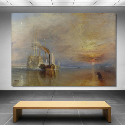 Il Temeraire Combattente Joseph Mallord William Turner jwt12 quadro stampato su tela