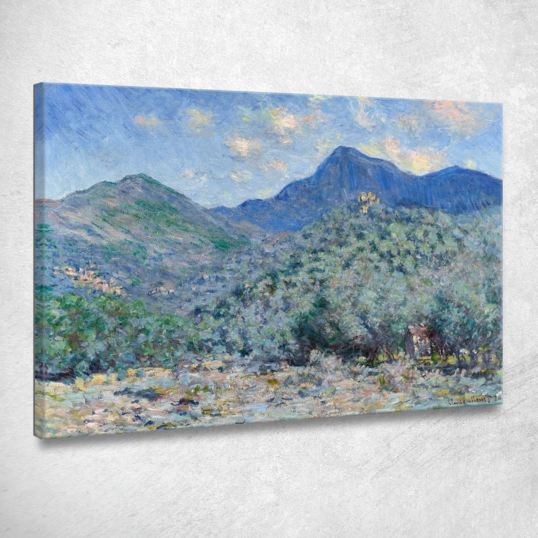 Valle Buona Near Bordighera Claude Monet mnt347 quadro stampato su tela Valle Buona Near Bordighera Claude Monet mnt347 quadro stampato su tela