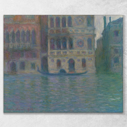 Venice Palazzo Dario Claude Monet mnt349 quadro stampato su tela