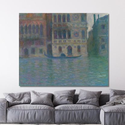 Venice Palazzo Dario Claude Monet mnt349 quadro stampato su tela