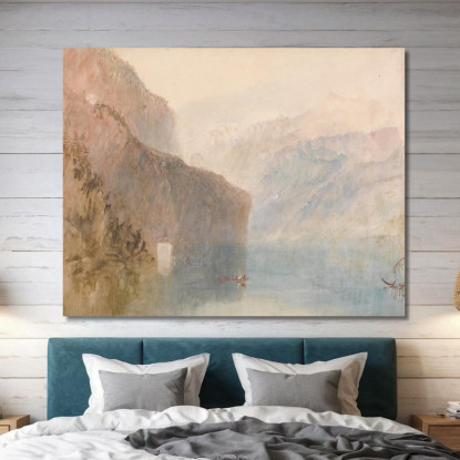 Cappella Di Tell Lago Dei Quattro Cantoni Joseph Mallord William Turner jwt121 quadro stampato su tela