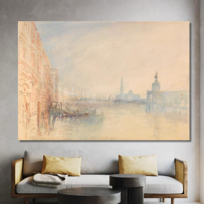 Venezia La Foce Del Canal Grande Joseph Mallord William Turner jwt145 quadro stampato su tela