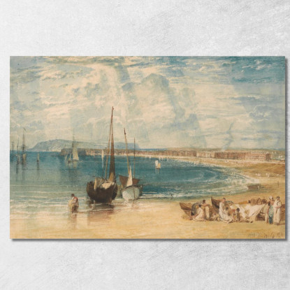 Weymouth Joseph Mallord William Turner jwt157 quadro stampato su tela