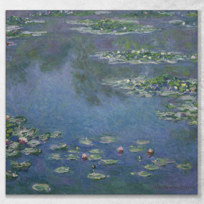 Ninfee Claude Monet mnt361 quadro stampato su tela