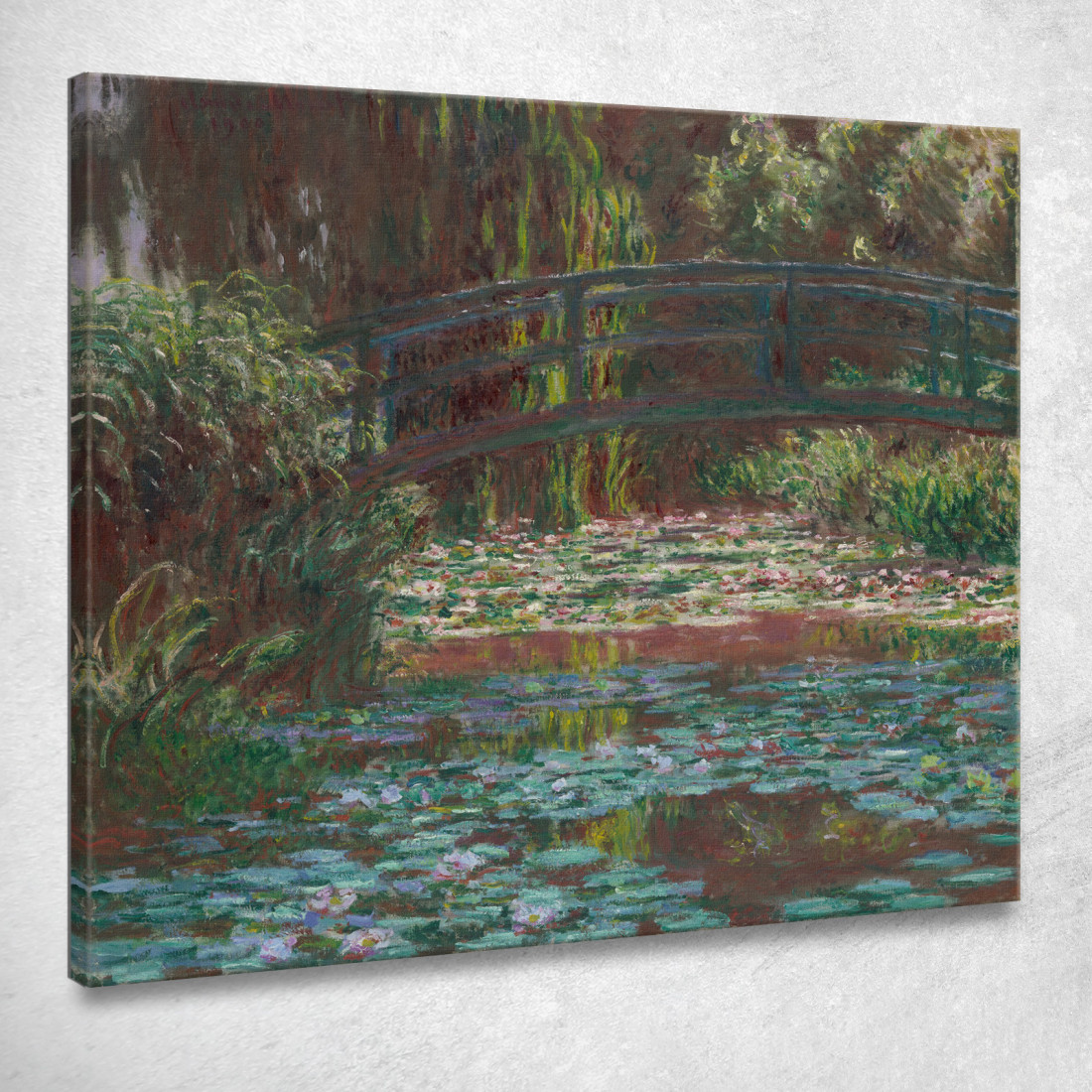 Stagno Delle Ninfee Claude Monet mnt363 quadro stampato su tela Stagno Delle Ninfee Claude Monet mnt363 quadro stampato su tela