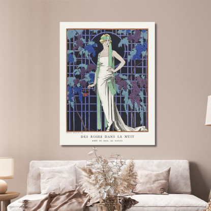 Abiti Da Sera Vale L'Abito Da Sera George Barbier gbb33 quadro stampato su tela