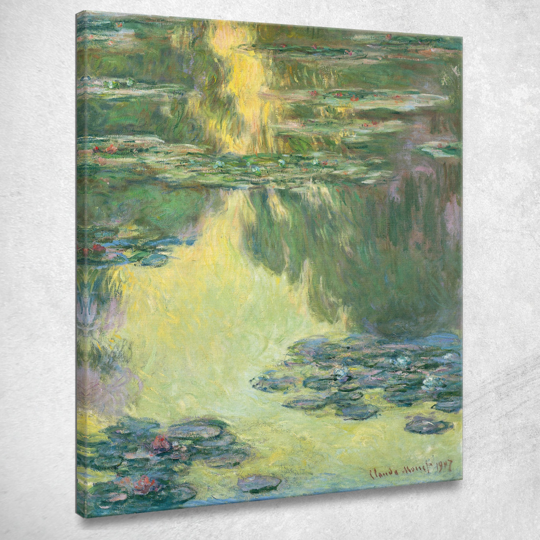 Ninfee 2 Claude Monet mnt364 quadro stampato su tela Ninfee 2 Claude Monet mnt364 quadro stampato su tela