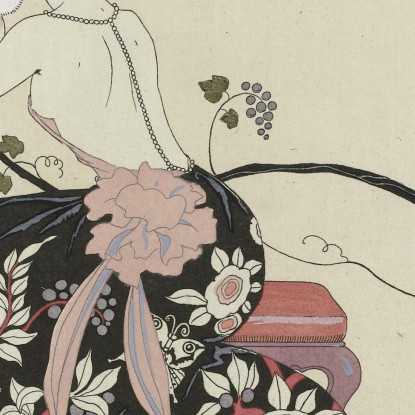 Gioia Di Vivere La Felicità Del Giorno O Le Grazie Della Moda George Barbier gbb64 quadro stampato su tela