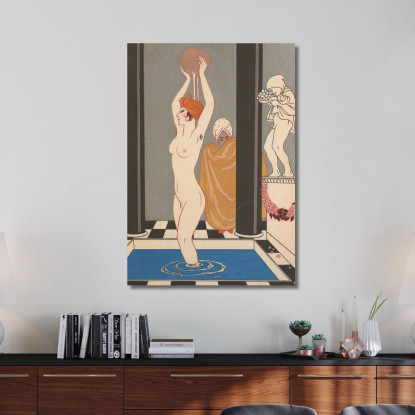 Il Bacino George Barbier gbb90 quadro stampato su tela