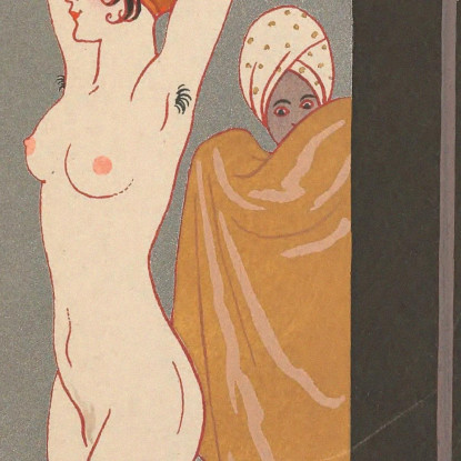 Il Bacino George Barbier gbb90 quadro stampato su tela