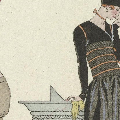 La Meridiana George Barbier gbb96 quadro stampato su tela
