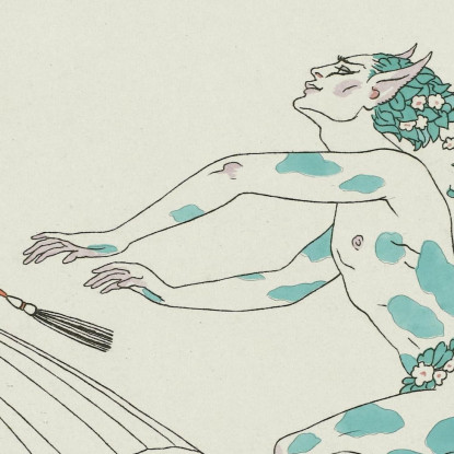 Pomeriggio Da Fauno George Barbier gbb126 quadro stampato su tela