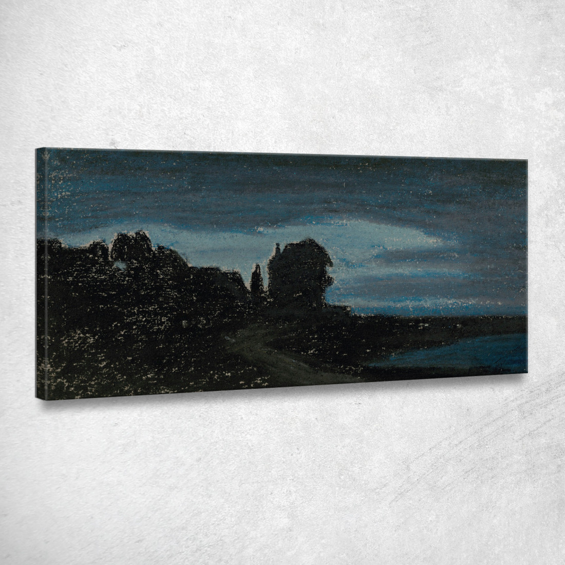 Yport Di Notte Claude Monet mnt377 quadro stampato su tela Yport Di Notte Claude Monet mnt377 quadro stampato su tela
