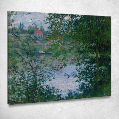 Tra Gli Alberi L'Isola Della Grande Jatte Claude Monet mnt378 quadro stampato su tela