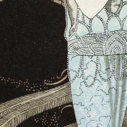 Sortilèges Abito Da Sera De Beer George Barbier gbb154 quadro stampato su tela