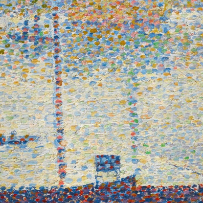 Ponte A Courbevoie Georges Seurat gsr11 quadro stampato su tela