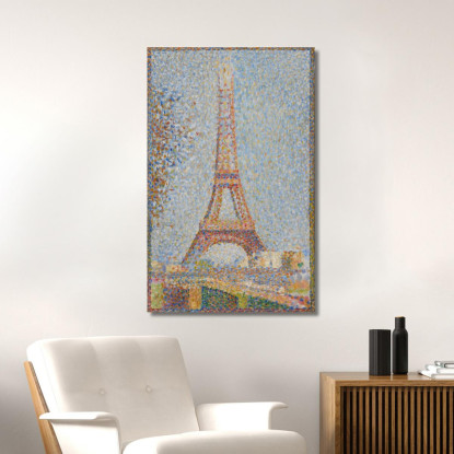 Torre Eiffel Georges Seurat gsr13 quadro stampato su tela