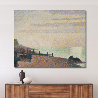 Serata Honfleur Georges Seurat gsr15 quadro stampato su tela