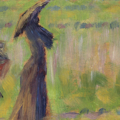 Figure In Un Paesaggio Georges Seurat gsr16 quadro stampato su tela