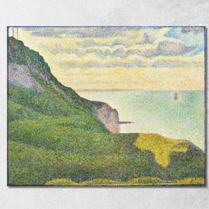 Vista Sul Mare A Port-En-Bessin Normandia Georges Seurat gsr26 quadro stampato su tela