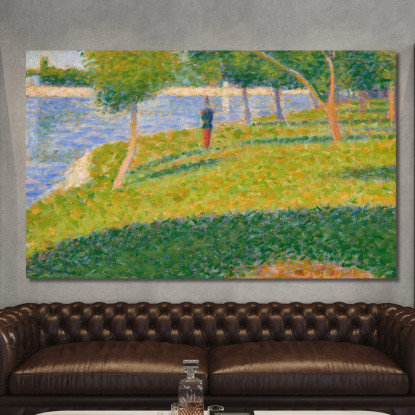 Il Saint-Cyrien Georges Seurat gsr42 quadro stampato su tela