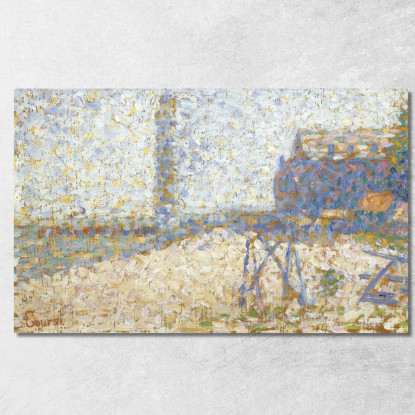 L'Ospizio E Il Faro Di Honfleur Georges Seurat gsr43 quadro stampato su tela