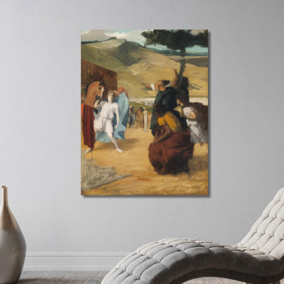 Alessandro E Bucefalo 1861 Edgar Degas edg3 quadro stampato su tela