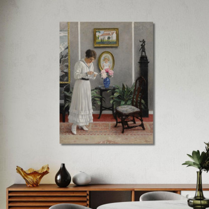 La Lettera Paul Fischer pfs30 quadro stampato su tela