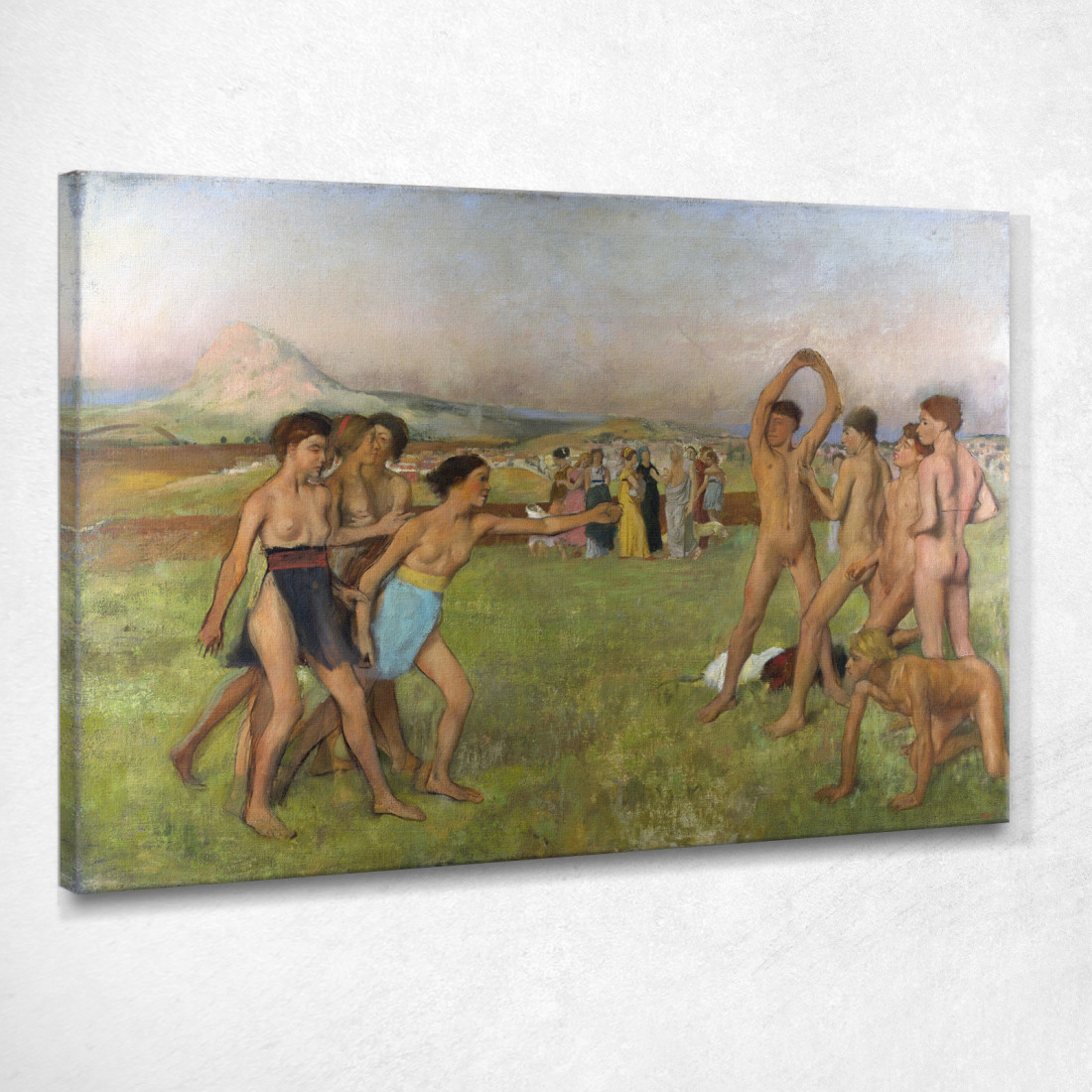 Giovani Spartani Che Si Esercitano Edgar Degas edg33 quadro stampato su tela Giovani Spartani Che Si Esercitano Edgar Degas edg33 quadro stampato su tela