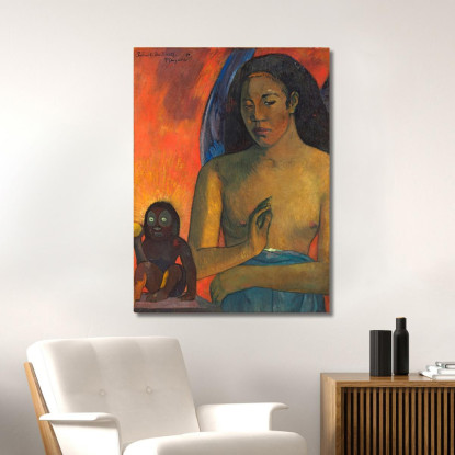 Poesie Barbariche Paul Gauguin pgg84 quadro stampato su tela