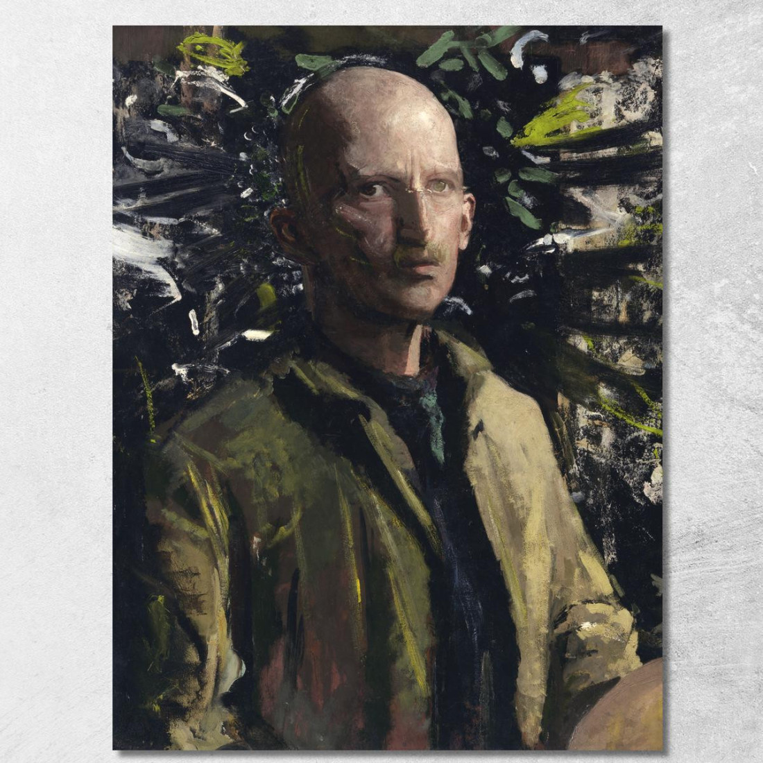 Autoritratto Abbott Handerson Thayer aht2 quadro stampato su tela Autoritratto Abbott Handerson Thayer aht2 quadro stampato su tela