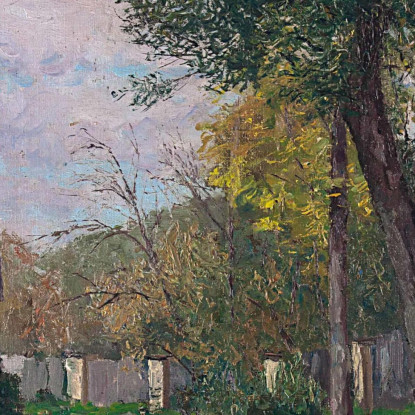 Letto Del Ruscello In Autunno Alfred Zoff azf19 quadro stampato su tela