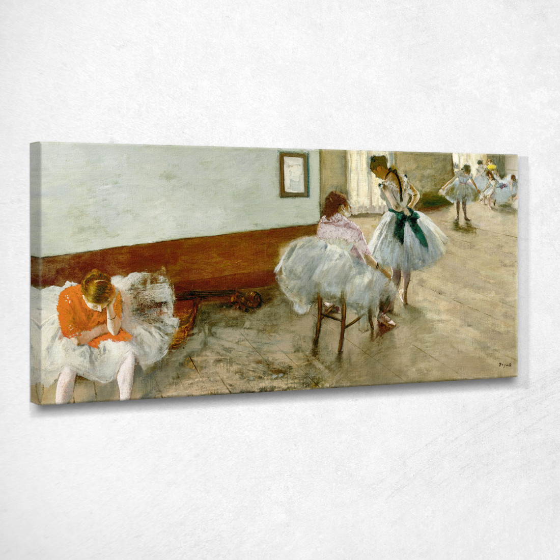 La Lezione Di Ballo 1879 Edgar Degas edg75 quadro stampato su tela La Lezione Di Ballo 1879 Edgar Degas edg75 quadro stampato su tela