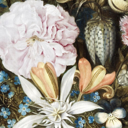 Fiori In Un Bicchiere 1606 Ambrosius Bosschaert abc2 quadro stampato su tela