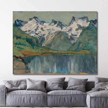 Un Lago Di Montagna. Studio Dalla Norvegia Settentrionale Anna Boberg abb2 quadro stampato su tela