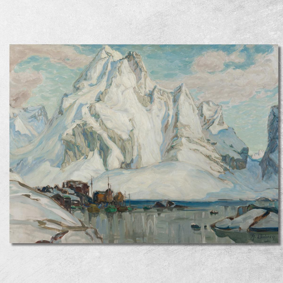 Dopo Il Massacro. Studio Dalla Norvegia Settentrionale Anna Boberg abb5 quadro stampato su tela Dopo Il Massacro. Studio Dalla Norvegia Settentrionale Anna Boberg abb5 quadro stampato su tela