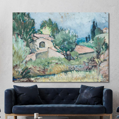 Studio Dal Sud Della Francia Anna Boberg abb39 quadro stampato su tela