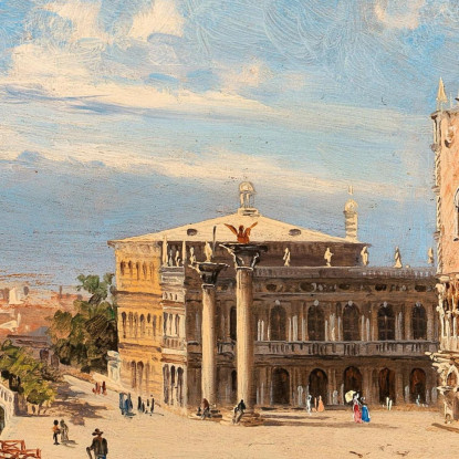 Il Palazzo Ducale Venezia Antonietta Brandeis abn19 quadro stampato su tela