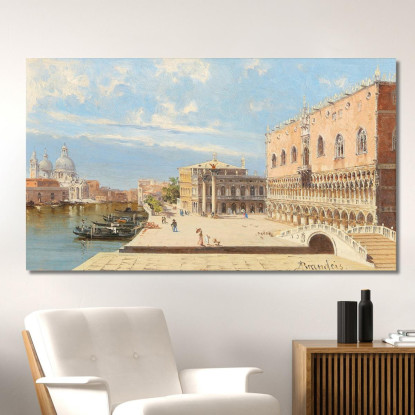 Palazzo Ducale Antonietta Brandeis abn25 quadro stampato su tela