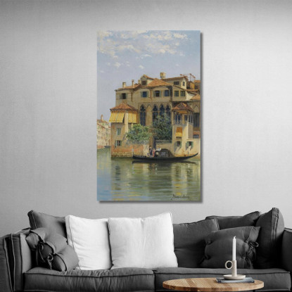 Palazzo Falier Venezia Antonietta Brandeis abn26 quadro stampato su tela
