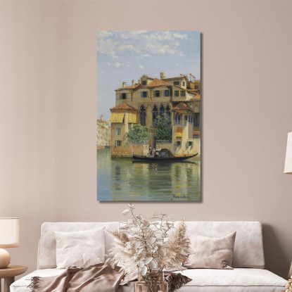 Palazzo Falier Venezia Antonietta Brandeis abn26 quadro stampato su tela