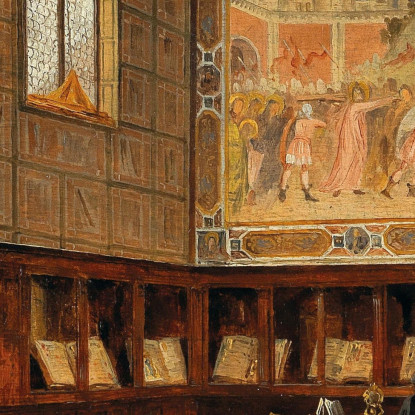 Sacristia Di S. Croce Firenze Antonietta Brandeis abn32 quadro stampato su tela