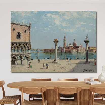 Piazza San Marco Antonietta Brandeis abn35 quadro stampato su tela