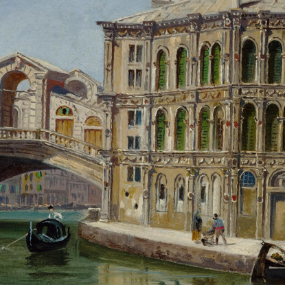 San Marco Venezia Antonietta Brandeis abn36 quadro stampato su tela