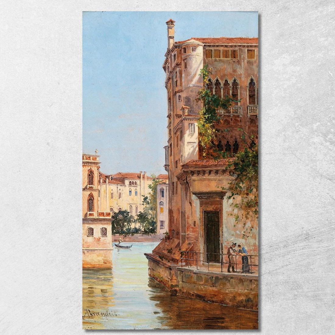 Venice Palazzo Contarini Antonietta Brandeis abn54 quadro stampato su tela Venice Palazzo Contarini Antonietta Brandeis abn54 quadro stampato su tela