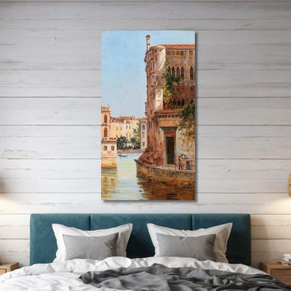 Venice Palazzo Contarini Antonietta Brandeis abn54 quadro stampato su tela
