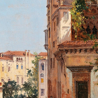 Venice Palazzo Contarini Antonietta Brandeis abn54 quadro stampato su tela